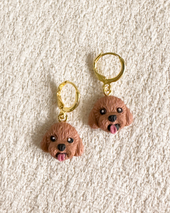 Dog Collection - Dangles (Orangey Brown)