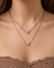 Pink Daisy necklace v2.0