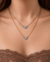 Blue Daisy necklace v2.0