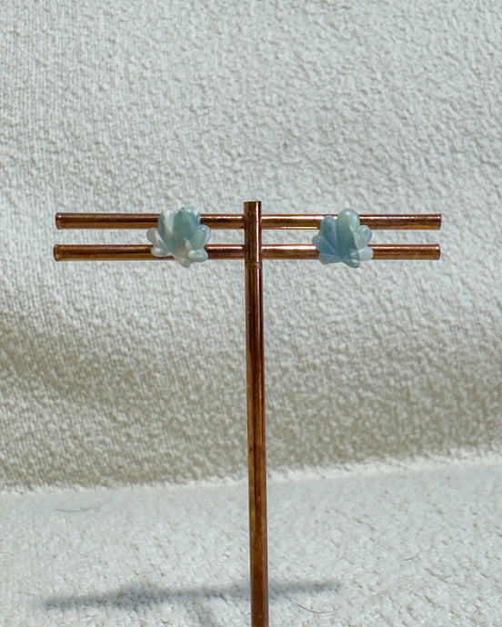 Shells Studs (Blue)