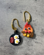 🥓🍳🔥- Mismatch Dangle (Gold/Silverware)