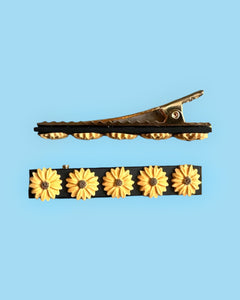 Sunflower-  Hair clip (1 clip)