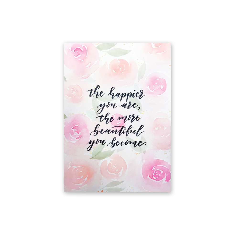 B5- The happier you are, the more beautiful you become