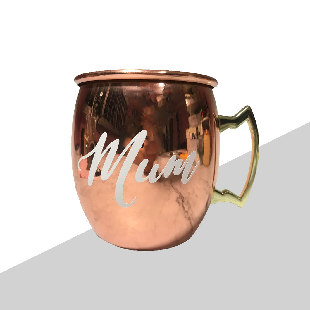 Rose Gold Mug with Personalised name